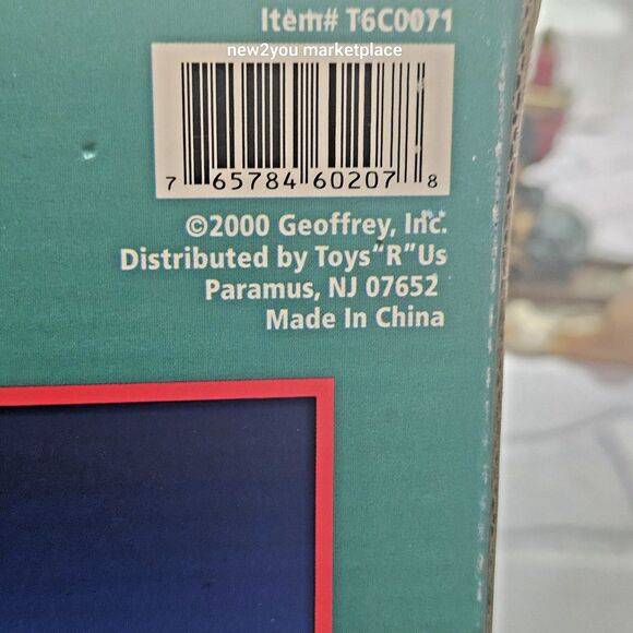 Vintage Christmas Santa's Town 18" Mantle Train 4 Stocking Hanger W/Box Heavy - Picture 12 of 16